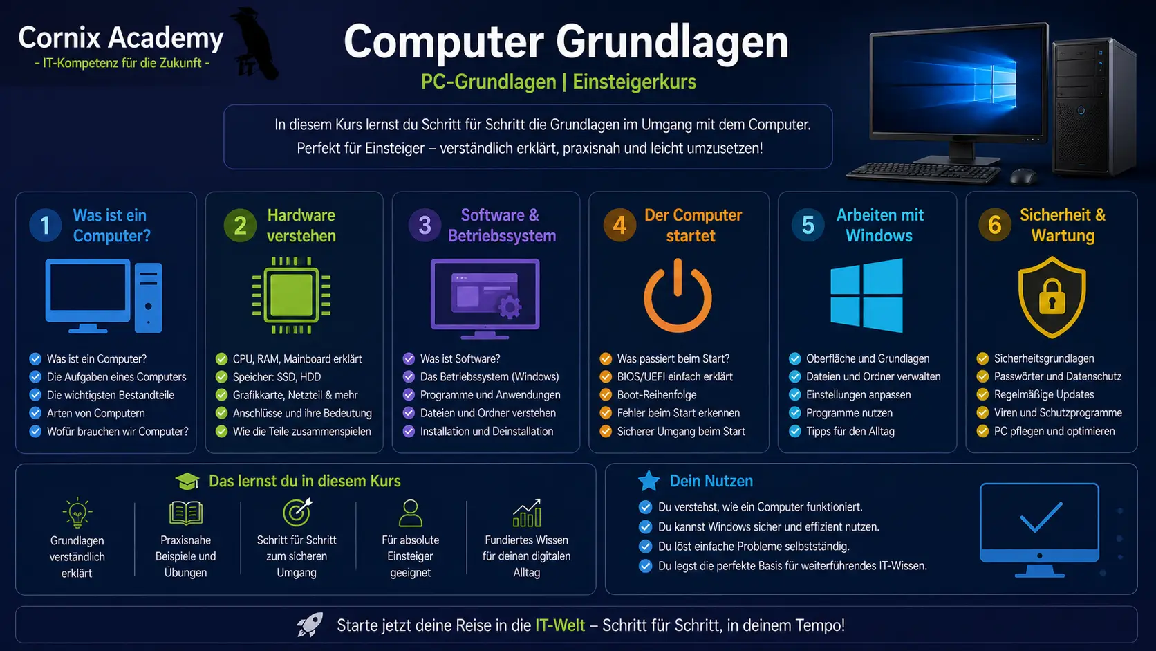 PC-Grundlagen – Sicher mit Windows arbeiten